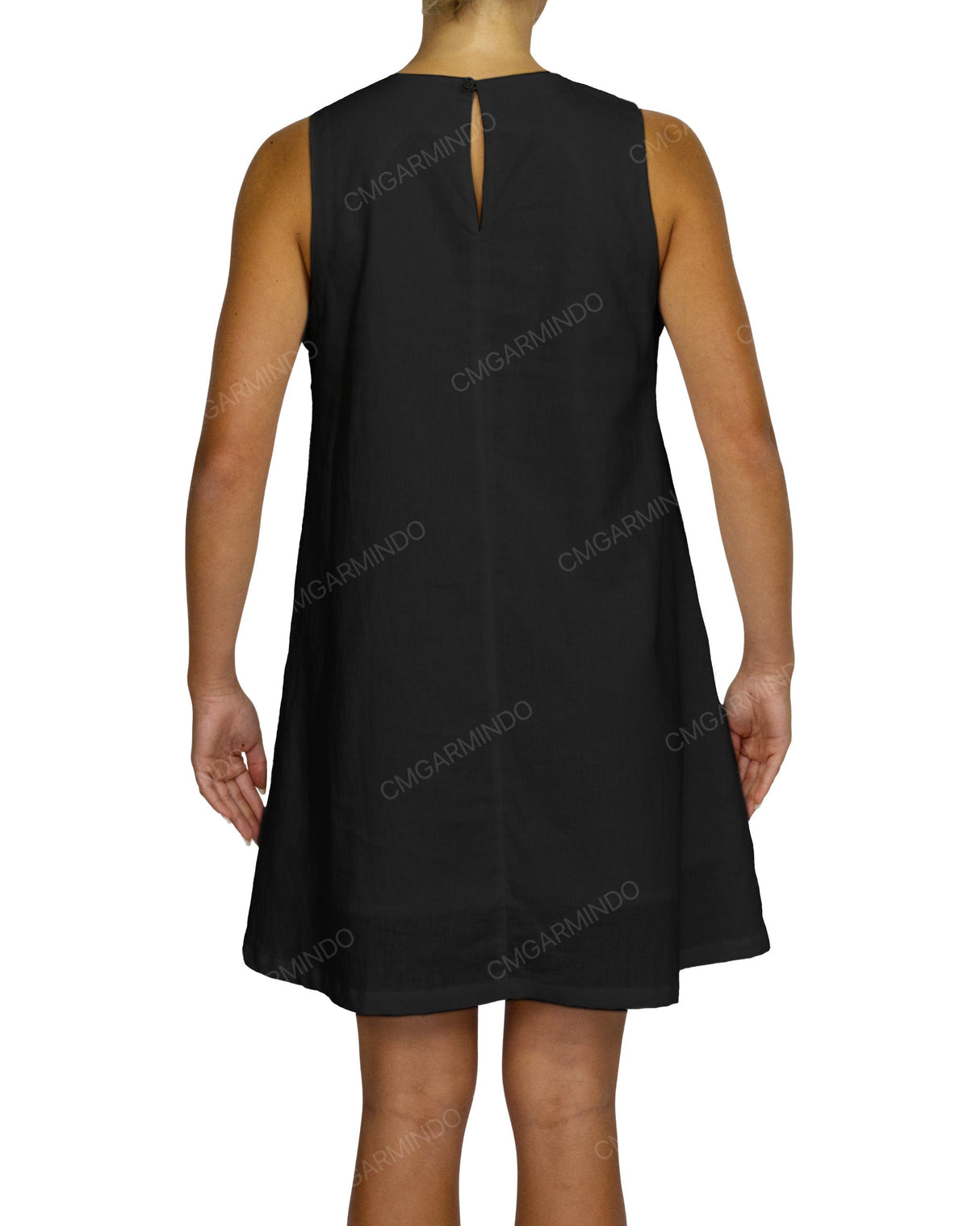 Sleeveless A-Line Mini Dress