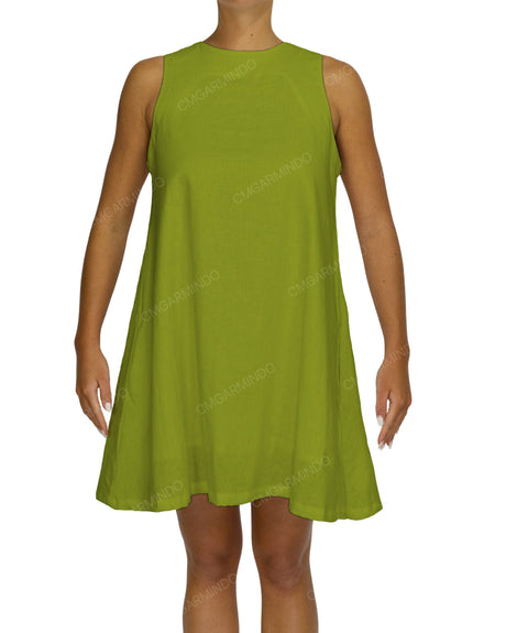 Sleeveless A-Line Mini Dress