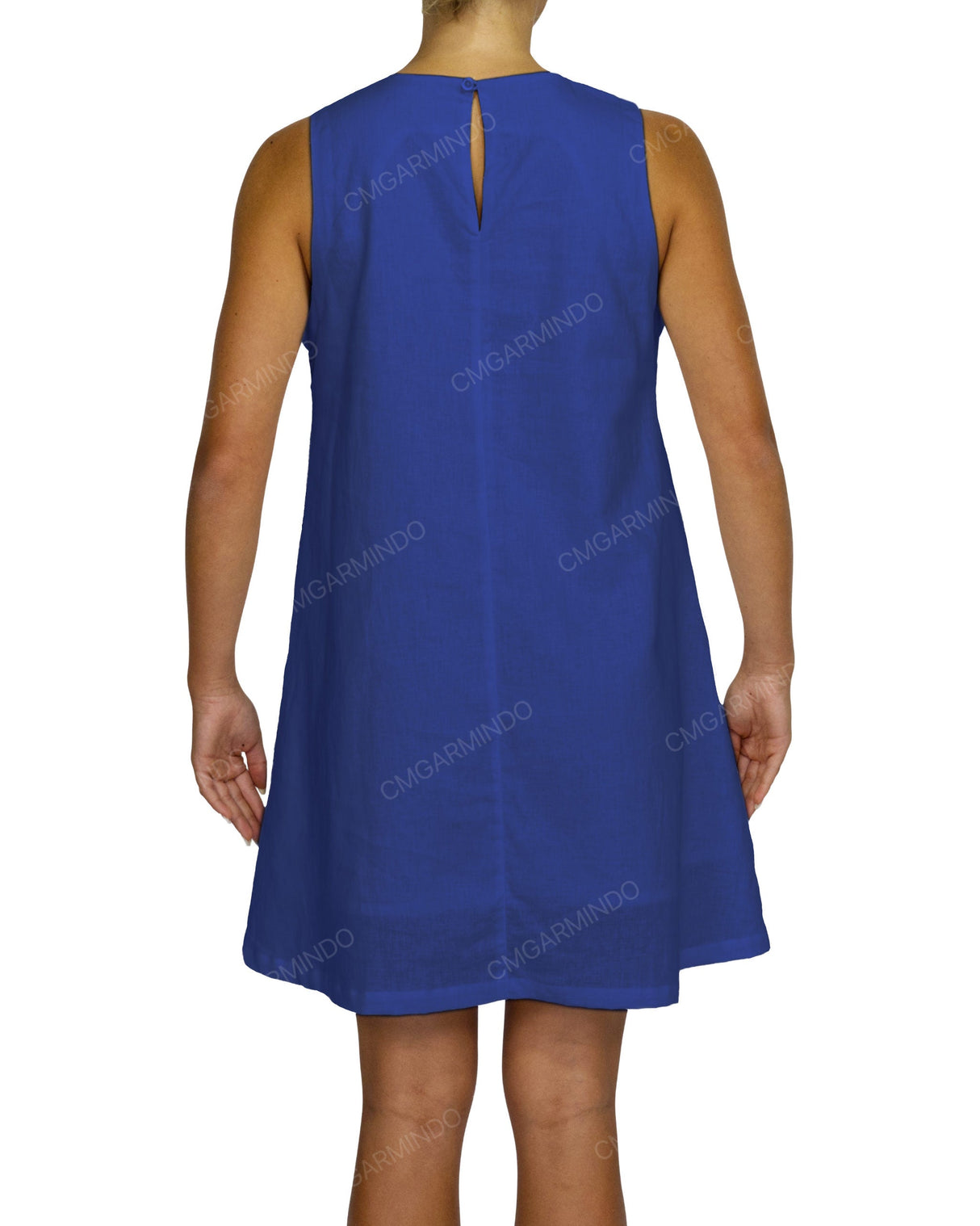 Sleeveless A-Line Mini Dress