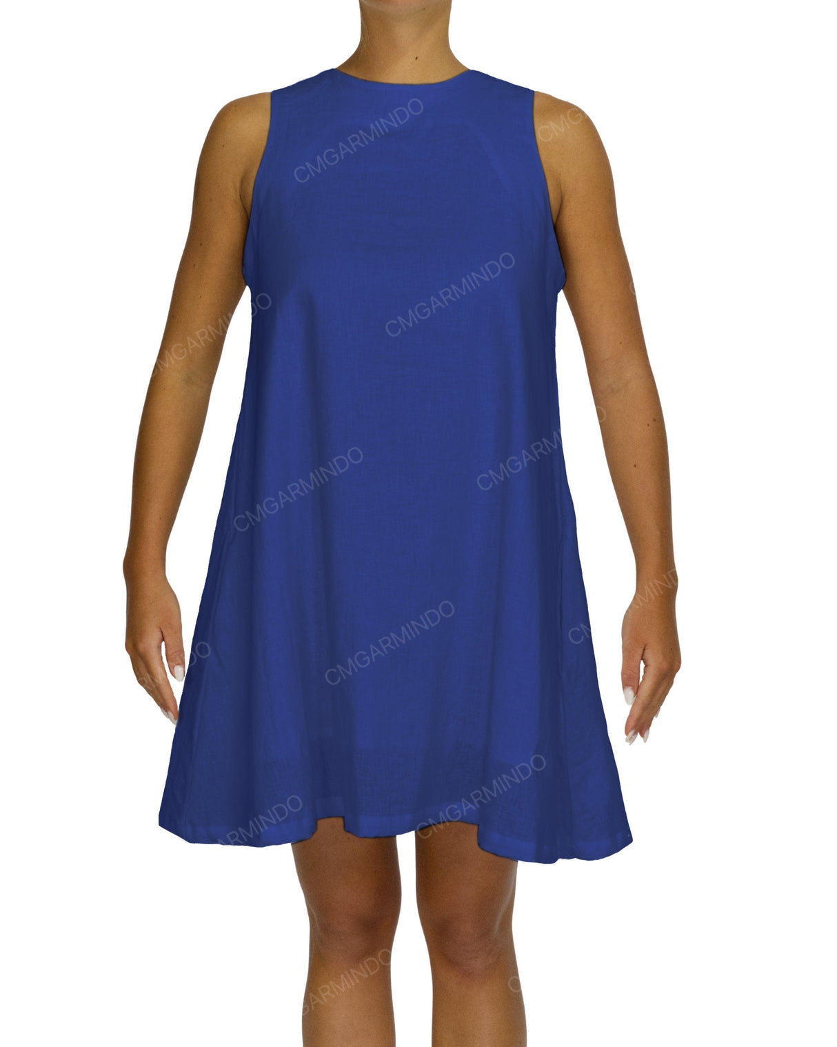 Sleeveless A-Line Mini Dress