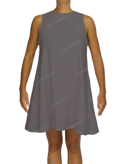 Sleeveless A-Line Mini Dress