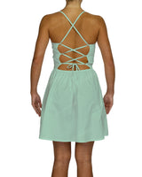 Criss Cross Back Mini Dress