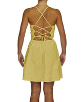 Criss Cross Back Mini Dress