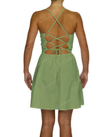 Criss Cross Back Mini Dress