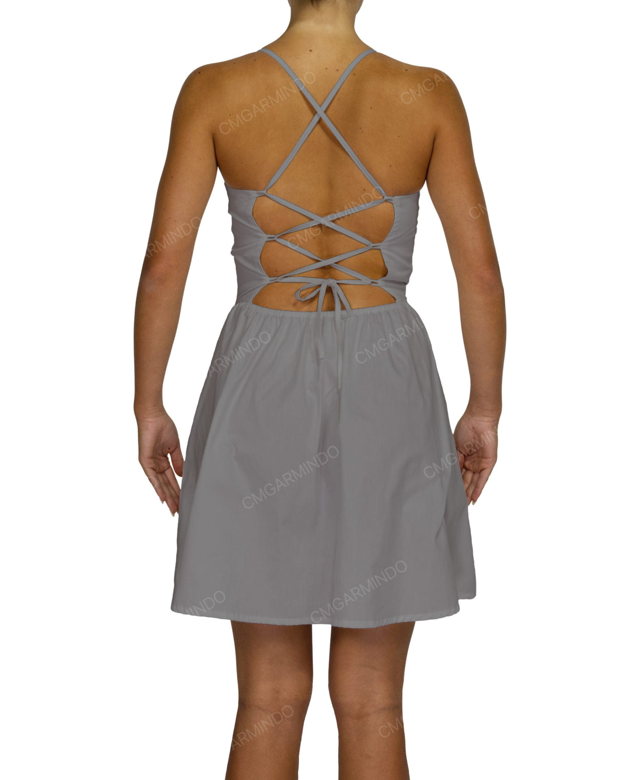 Criss Cross Back Mini Dress
