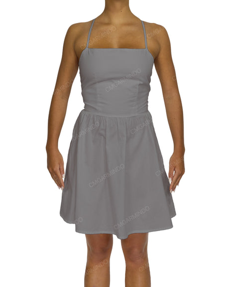 Criss Cross Back Mini Dress