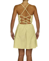 Criss Cross Back Mini Dress