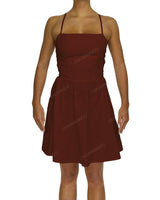 Criss Cross Back Mini Dress