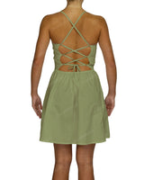 Criss Cross Back Mini Dress