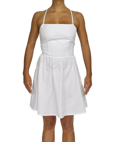 Criss Cross Back Mini Dress