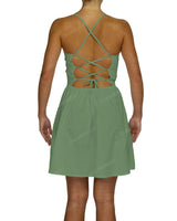 Criss Cross Back Mini Dress