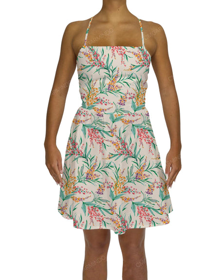 Criss Cross Back Mini Dress