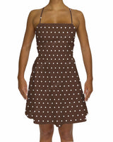 Criss Cross Back Mini Dress