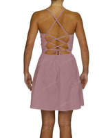 Criss Cross Back Mini Dress