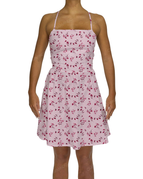Criss Cross Back Mini Dress