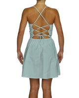 Criss Cross Back Mini Dress
