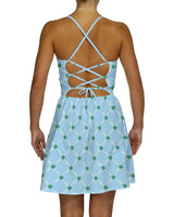 Criss Cross Back Mini Dress