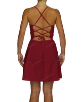 Criss Cross Back Mini Dress