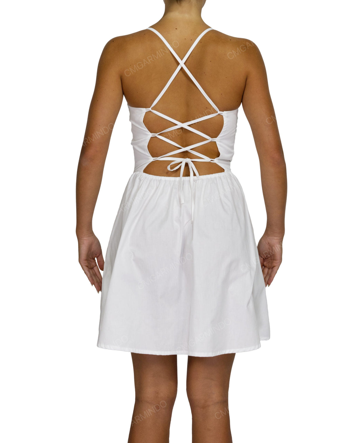 Criss Cross Back Mini Dress