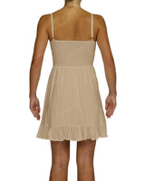 Shirred Midi Dress
