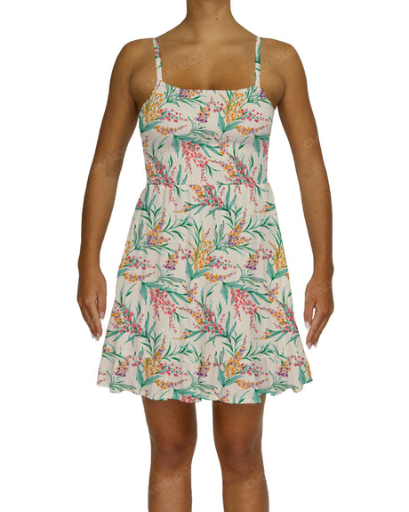 Shirred Midi Dress