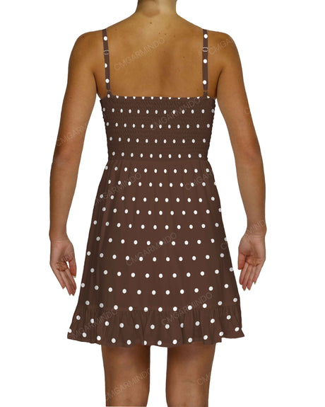 Shirred Midi Dress
