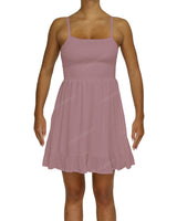 Shirred Midi Dress