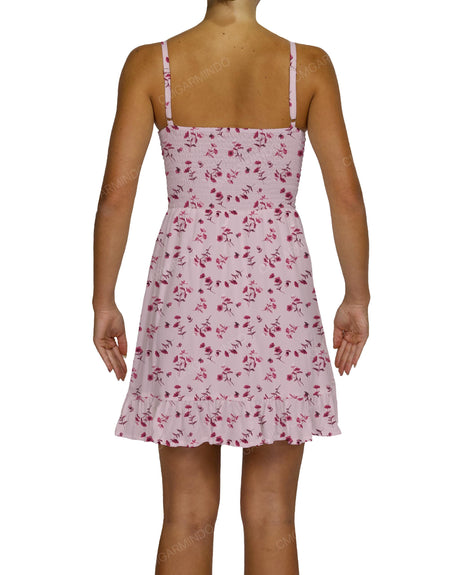 Shirred Midi Dress