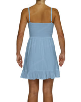 Shirred Midi Dress