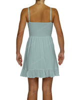 Shirred Midi Dress