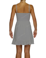 Shirred Midi Dress