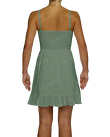 Shirred Midi Dress