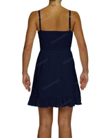 Shirred Midi Dress