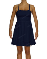 Shirred Midi Dress