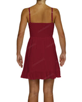 Shirred Midi Dress
