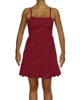 Shirred Midi Dress