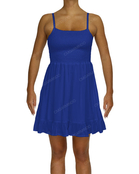Shirred Midi Dress