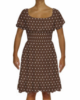 Puff Sleeve Midi Dress
