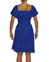 Puff Sleeve Midi Dress