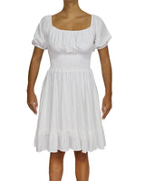 Puff Sleeve Midi Dress