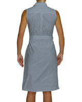 Sleeveless Shirt Dress