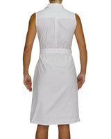 Sleeveless Shirt Dress