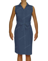 Sleeveless Shirt Dress
