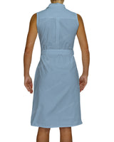 Sleeveless Shirt Dress
