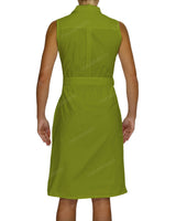 Sleeveless Shirt Dress