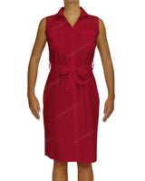 Sleeveless Shirt Dress