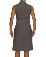 Sleeveless Shirt Dress