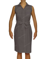Sleeveless Shirt Dress