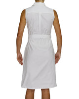 Sleeveless Shirt Dress