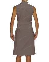 Sleeveless Shirt Dress